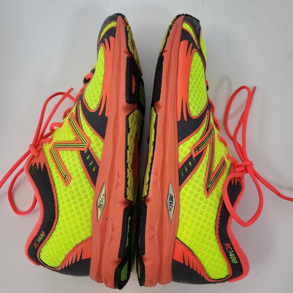 NEW BALANCE Sneakers Womens 6 Running Shoes Yellow Orange Neon WR1400DY - Picture 6 of 8